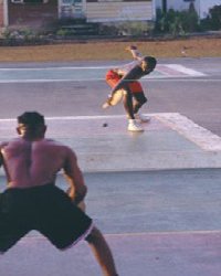 Street Tennis is indigenous to Barbados
